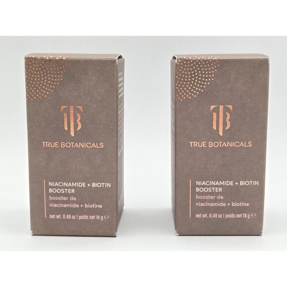 2x True Botanicals Niacinamide and Biotin Booster Facial Serum ~0.49 Each-MV $98 - Picture 1 of 6